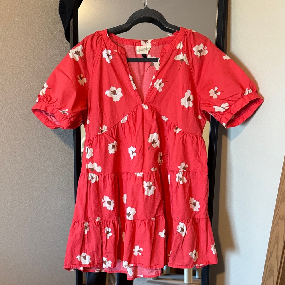 Universal Thread Red Floral Mini Dress